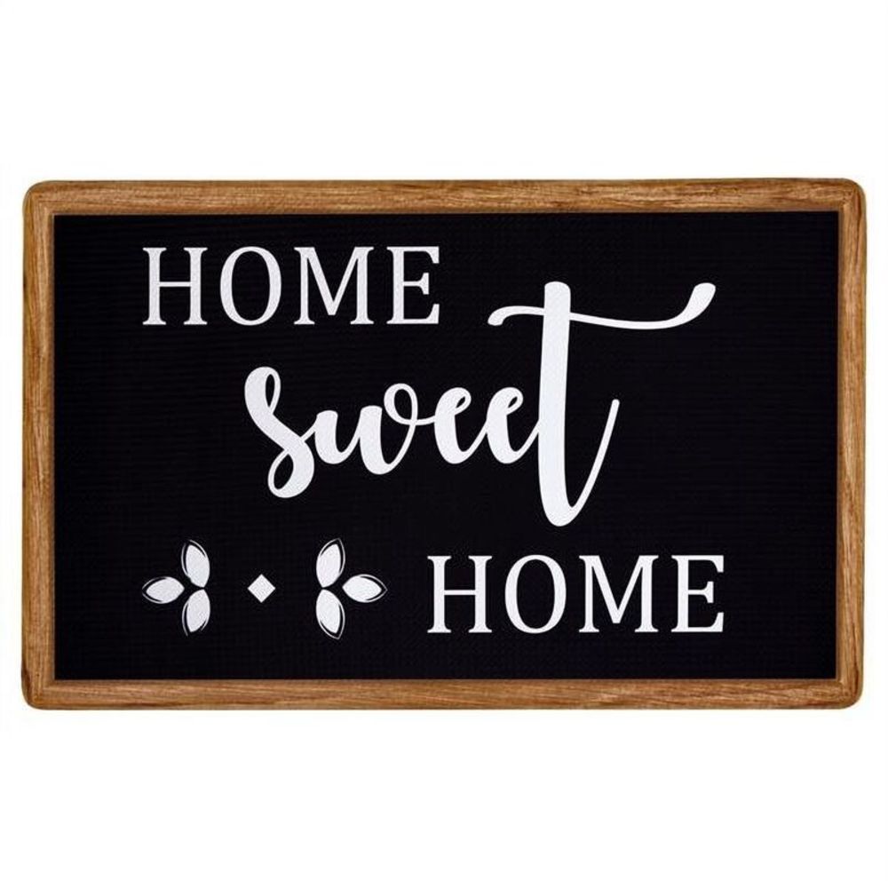 Achim 18 x 30 in. Modern Farmhouse Indoor Anti-Fatigue Mat, Black